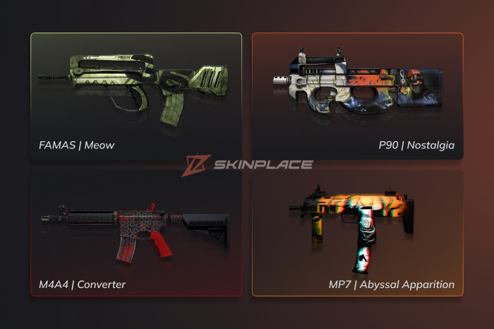 Best CS2 (CS:GO) Skins Under $5 featuring budget-friendly weapon skins with strong visual appeal, offering great value for players looking to upgrade their inventory at a very low cost.