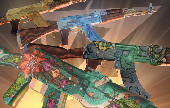 Most expensive AK-47 skins in CS2 featuring rare patterns, high-tier finishes, and iconic AK designs valued by collectors and traders.