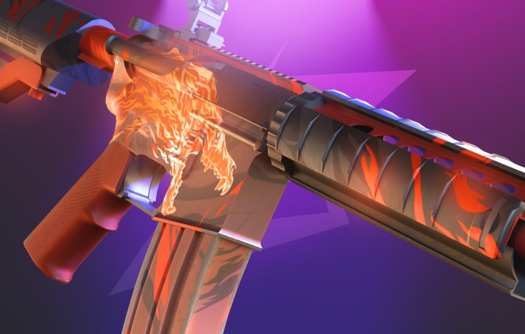 M4A4 | Howl – one of the most iconic and expensive CS2 (CS:GO) skins, valued at over $12,000. This Contraband-grade skin features a fiery wolf design and unmatched rarity in Counter-Strike.