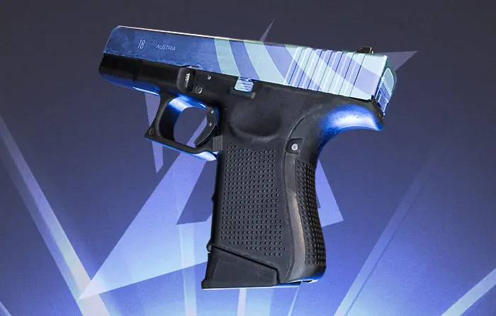 Glock-18 High Beam CS2 skin Industrial Grade from The 2018 Inferno Collection released September 3 2018, clean glossy solid color minimalist design, priced $0.12 to $0.15, one of the top cs2 cheap glock skins