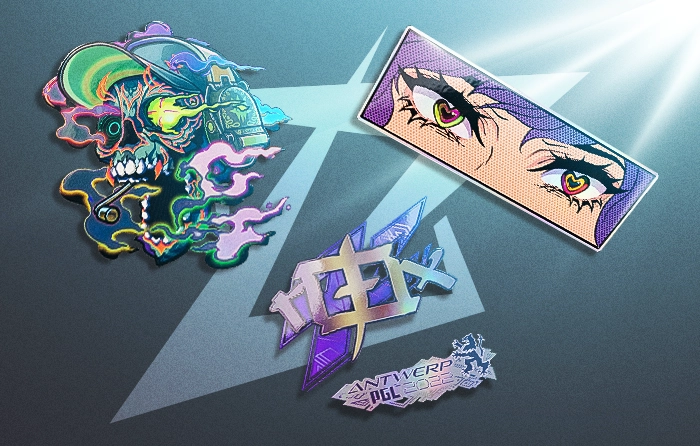 Best Purple Holo Stickers in CS2 include popular designs like the Loving Eyes (Holo), rox (Holo) | Antwerp 2022, and Clavis (Holo), each offering vibrant purple holo effects and unique artwork for stylish weapon crafts. Loving Eyes (Holo) is a purple holo sticker in CS2 featuring a cute anime girl with gleaming eyes, released on February 6, 2024 as a Remarkable rarity sticker from the Ambush Sticker Capsule, with a starting price of $4.30, making it a perfect choice for anime-themed skins or minimalist weapon finishes like the AK-47 | Slate and Desert Eagle | Printstream. rox (Holo) | Antwerp 2022 is one of the most iconic purple holo stickers in CS2, featuring pro player rox’s signature with a unique Chinese character replacing the “o” in the name, released on May 3, 2022 as an Exotic rarity sticker from the Antwerp 2022 Contenders Sticker Capsule, with a starting price of $115.11, combining a fully purple signature and background for an eye-catching premium sticker craft.

Clavis (Holo) is a chaotic and trippy purple holo sticker in CS2 featuring a neon-colored skull with vibrant psychedelic colors, released on October 1, 2025 as a Remarkable rarity sticker from the Sugarface 2 Stickers Capsule, with a starting price of $1.19, making it an excellent fit for loud and unconventional skins like the M4A4 | Desolate Space while helping any weapon stand out visually.