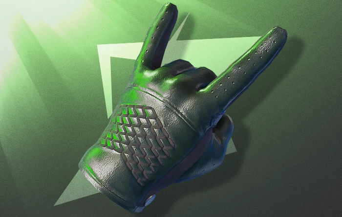 Driver Gloves | Racing Green cheapest CS2 (CS:GO) gloves with deep green leather texture, clean minimal design, price $37.63–$280.00, wear range 0.06–0.80, from Clutch and Revolution Cases, versatile gloves matching Gamma Doppler knives and military-themed loadouts