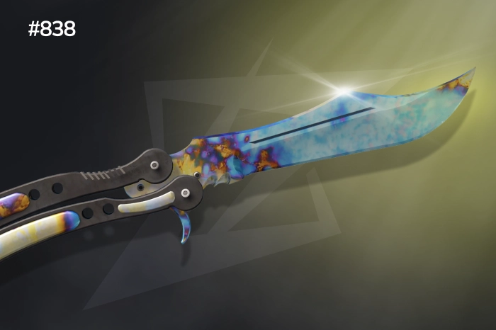 Butterfly Knife Blue Gem Pattern #838