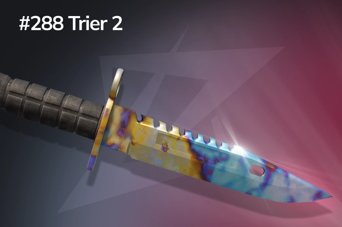 M9 Bayonet Blue Gem #288 Pattern