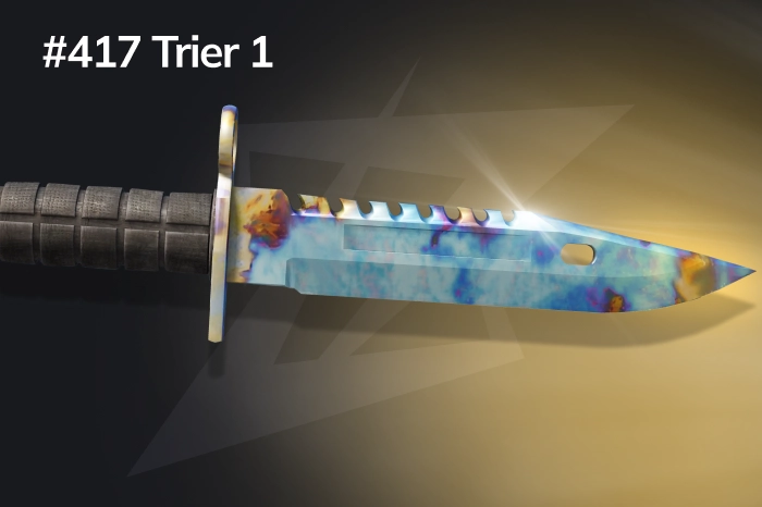 M9 Bayonet Blue Gem #417 Pattern