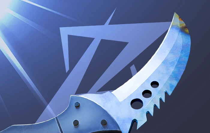Talon Knife Blue Gem Case Hardened #180 Pattern
