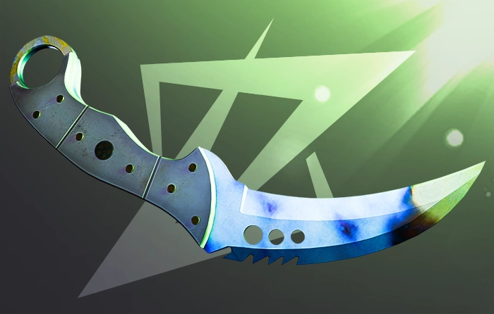 Talon Knife Blue Gem Case Hardened #203 Pattern