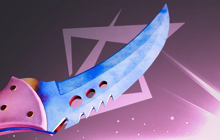Talon Knife Blue Gem Case Hardened #528 Pattern
