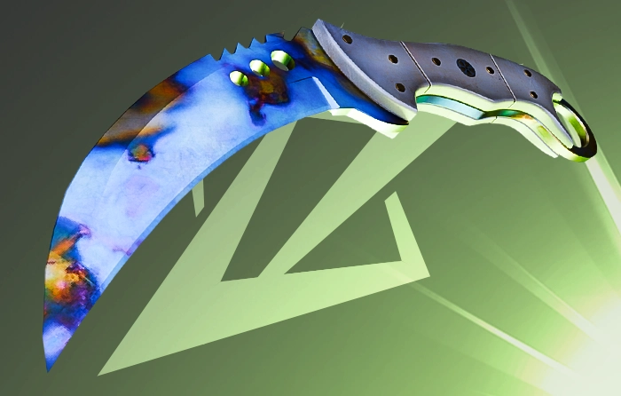 Talon Knife Blue Gem Case Hardened #917 Pattern