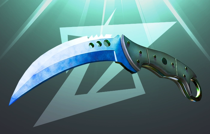 Talon Knife Blue Gem Case Hardened #923 Pattern