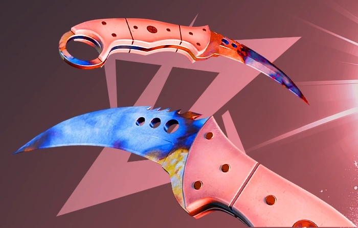 Talon Knife Blue Gem Case Hardened #95 Pattern