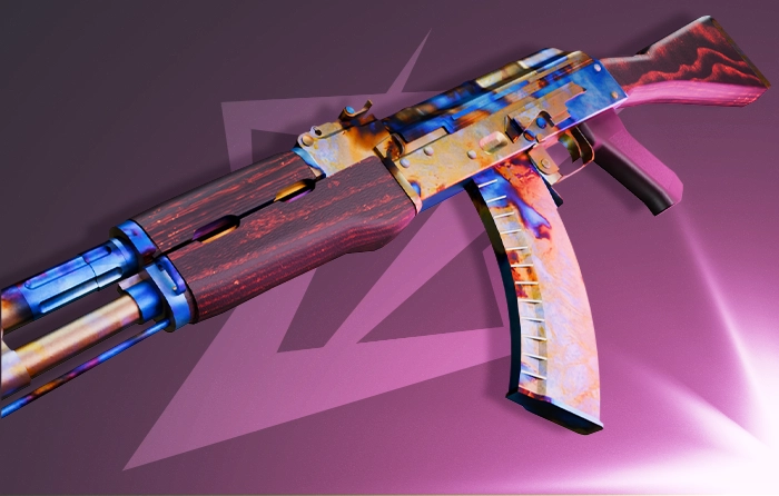 AK-47 Case Hardened Blue Gem #316 Pattern