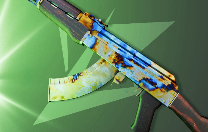 AK-47 Case Hardened Blue Gem #363 Pattern