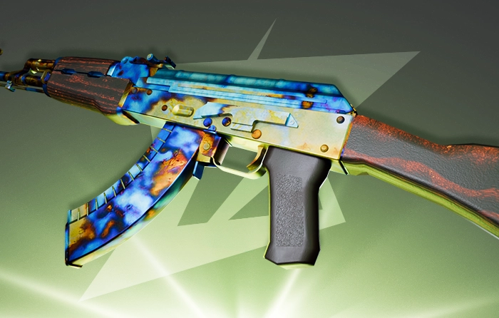 AK-47 Case Hardened Blue Gem #670 Pattern