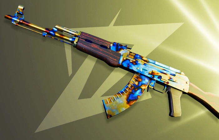 AK-47 Case Hardened Blue Gem #750 Pattern