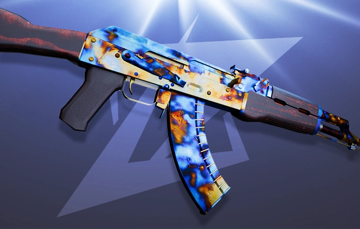 AK-47 Case Hardened Blue Gem #770 Pattern