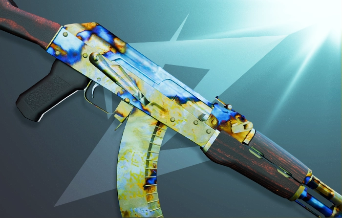 AK-47 Case Hardened Blue Gem #819 Pattern
