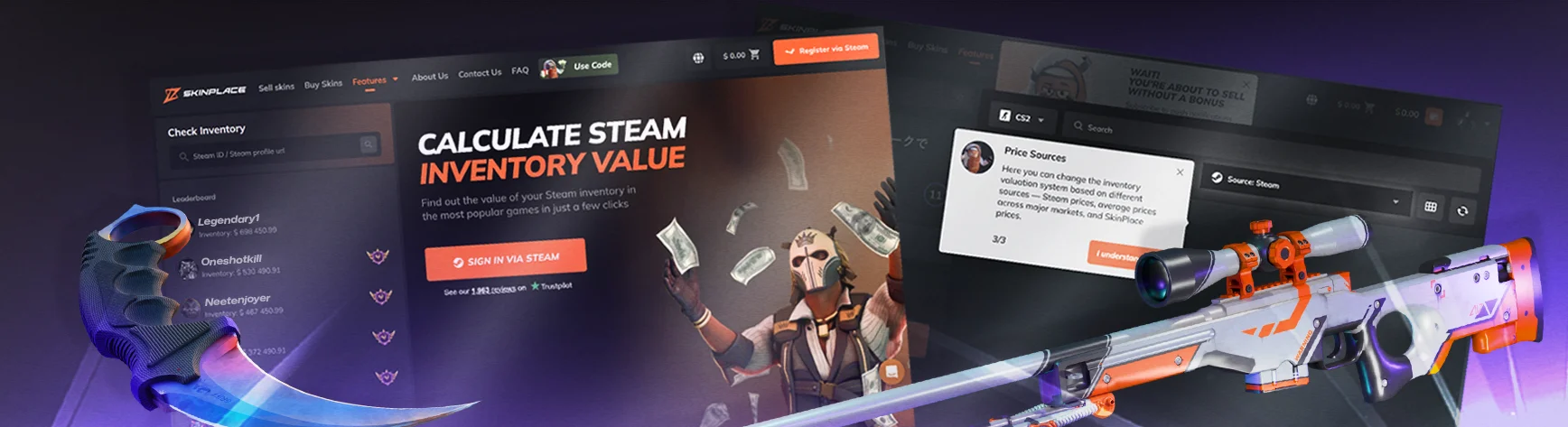 How Much Is My Steam Account Worth? Calculate Your CS2 Inventory Value