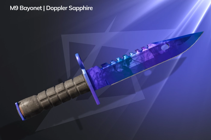 M9 Bayonet Doppler Sapphire