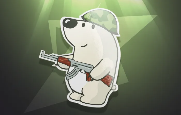 Best Black & White Stickers - Nelu the Bear