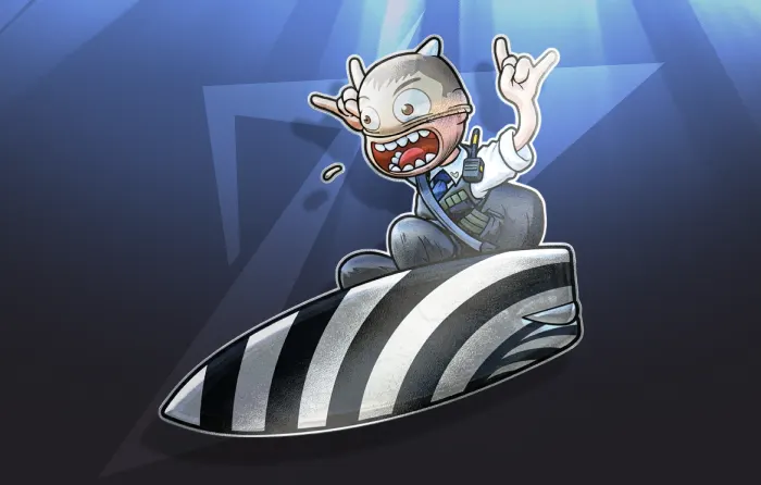 Best White Stickers -Hypnotic Surf K (Foil)