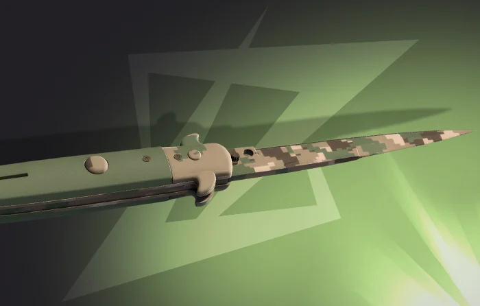 Stiletto Knife Forest DDPAT