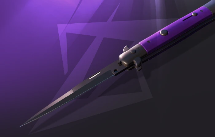 Stiletto Knife Ultraviolet