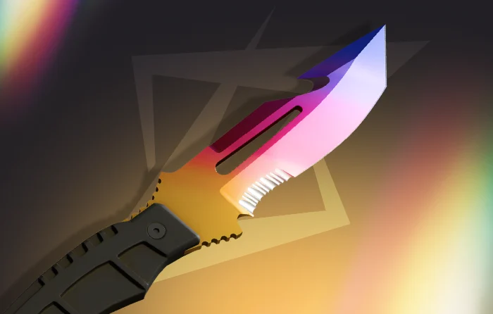 Survival Knife Fade Seed #897