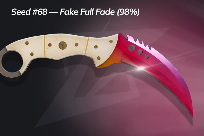 Talon Knife Seed #68 — Fake Full Fade (98%)