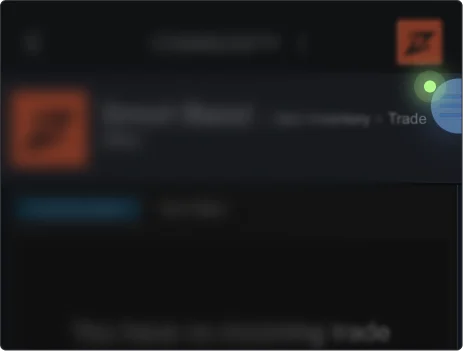 Tap on the three-bar menu on the upper right-hand side